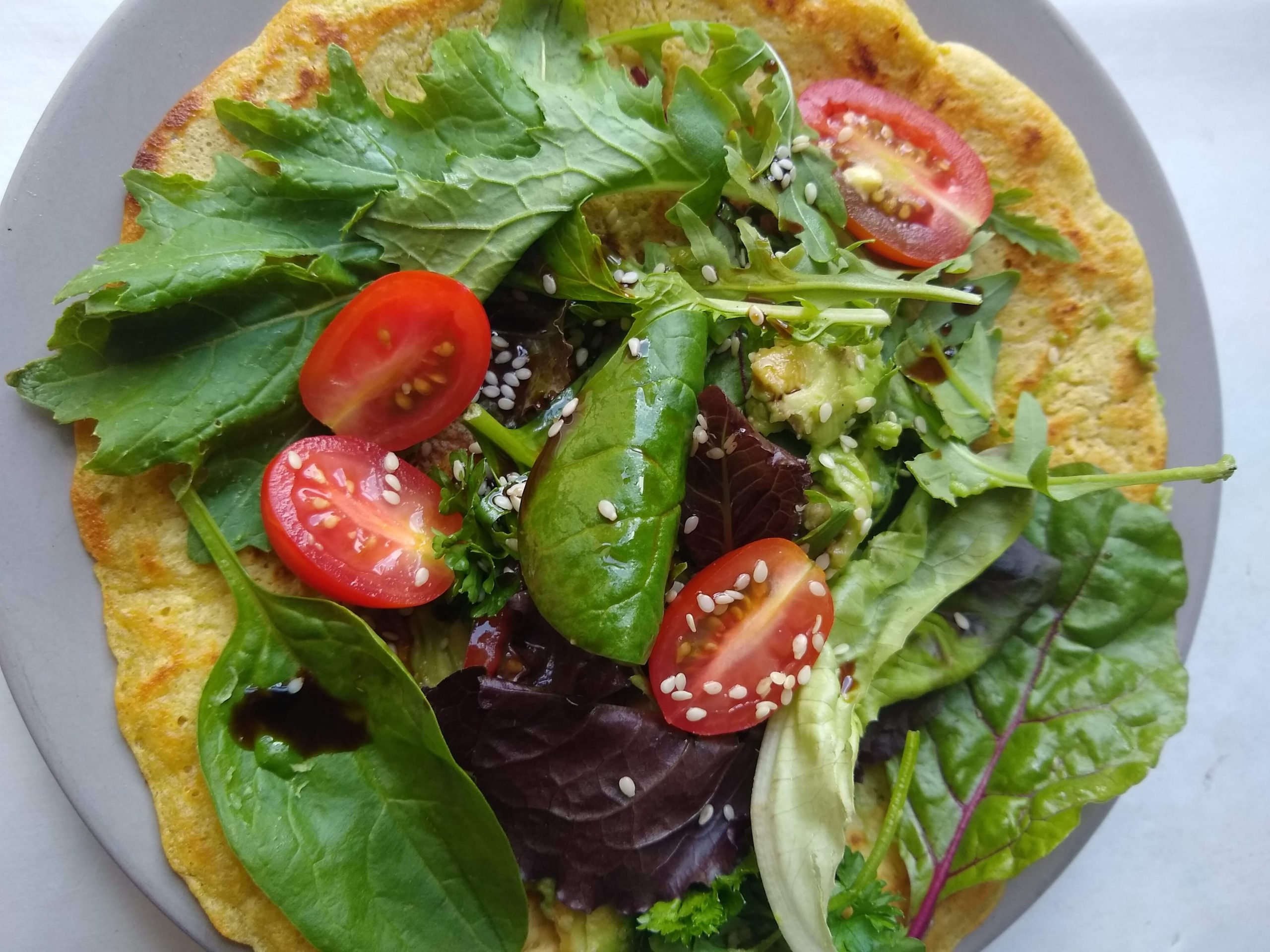 Savoury Chickpea Pancake